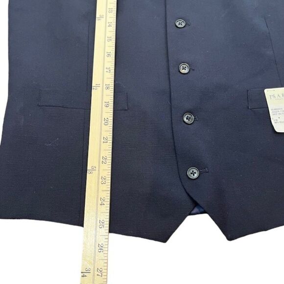 NWT Jos. A. Bank Men's Navy Dress Vest 98% Wool 39 Long - Picture 5 of 9